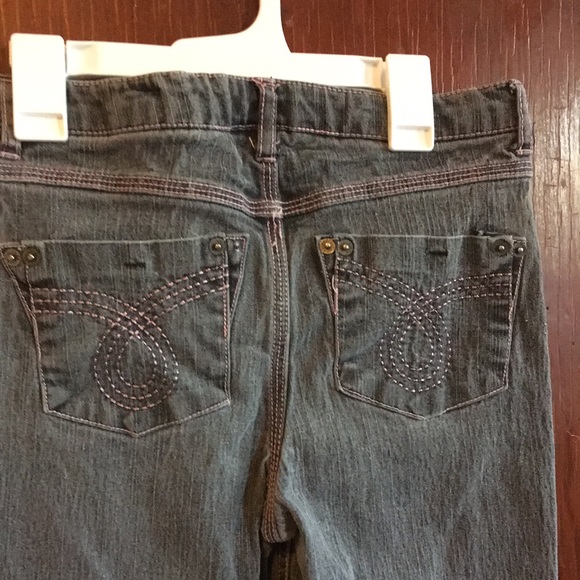 Girls Faded Glory Stretch Jeans 14 - Picture 4 of 4